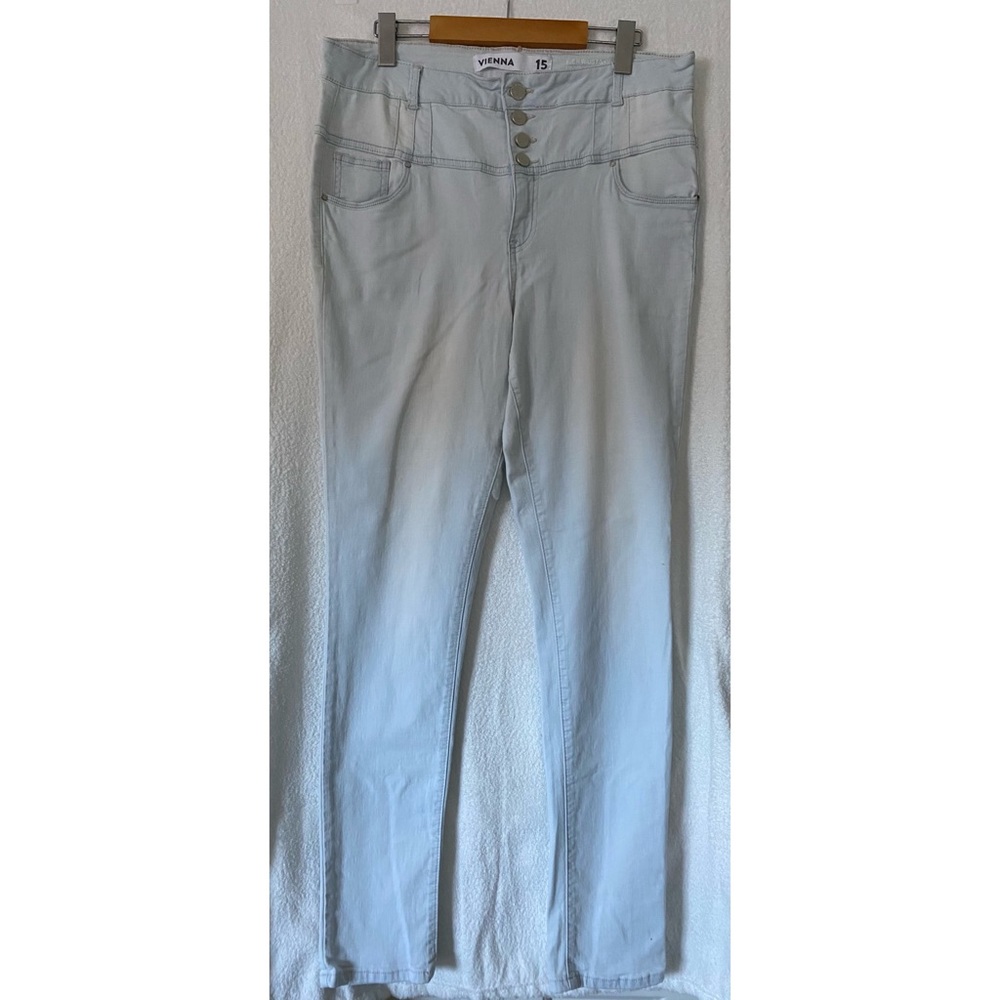 Vienna High Waist Skinny Jeans Light Wash